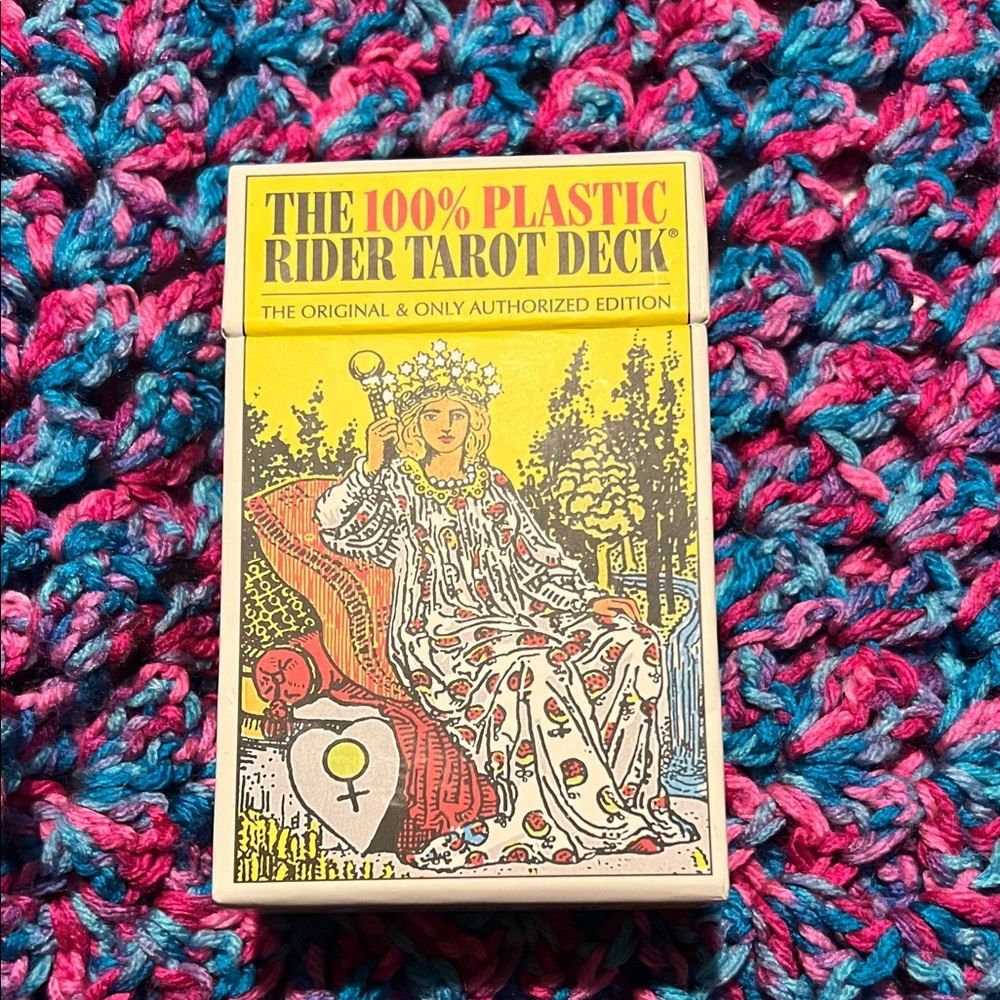 100% Plastic Rider Tarot Deck